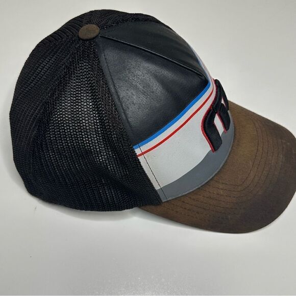 Travis Mathew Brown-Black-Red-Gray-White Baseball Cap with Logo Size Large-XL - Picture 3 of 7